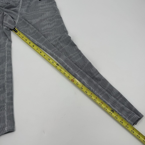 Nike Dri-FIT Black‎ White Stripe Athletic Leggings Women's Size M - Picture 5 of 9